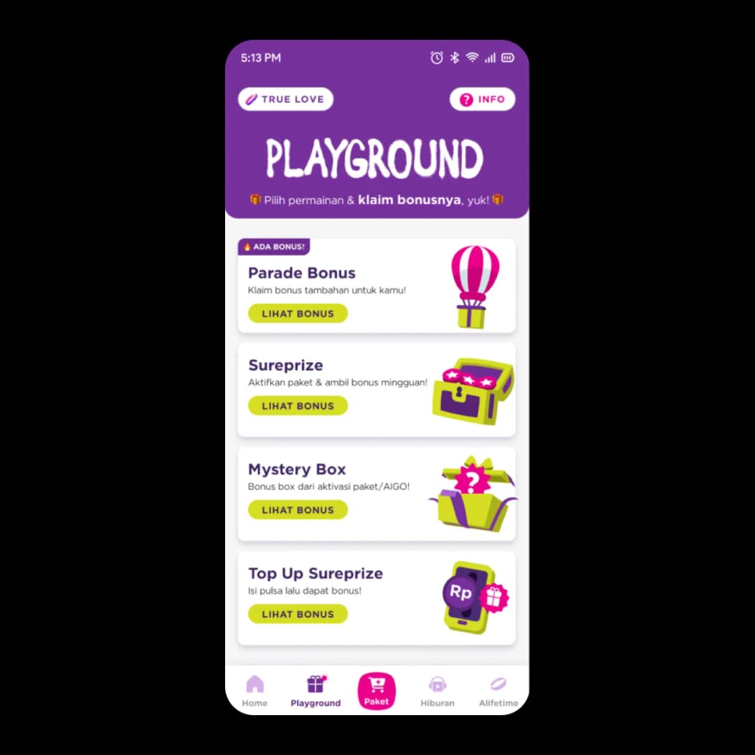 AXIS ISI PULSA, AKTIFIN PAKET,  AUTO DAPET BONUS DI PLAYGROUND image gambar