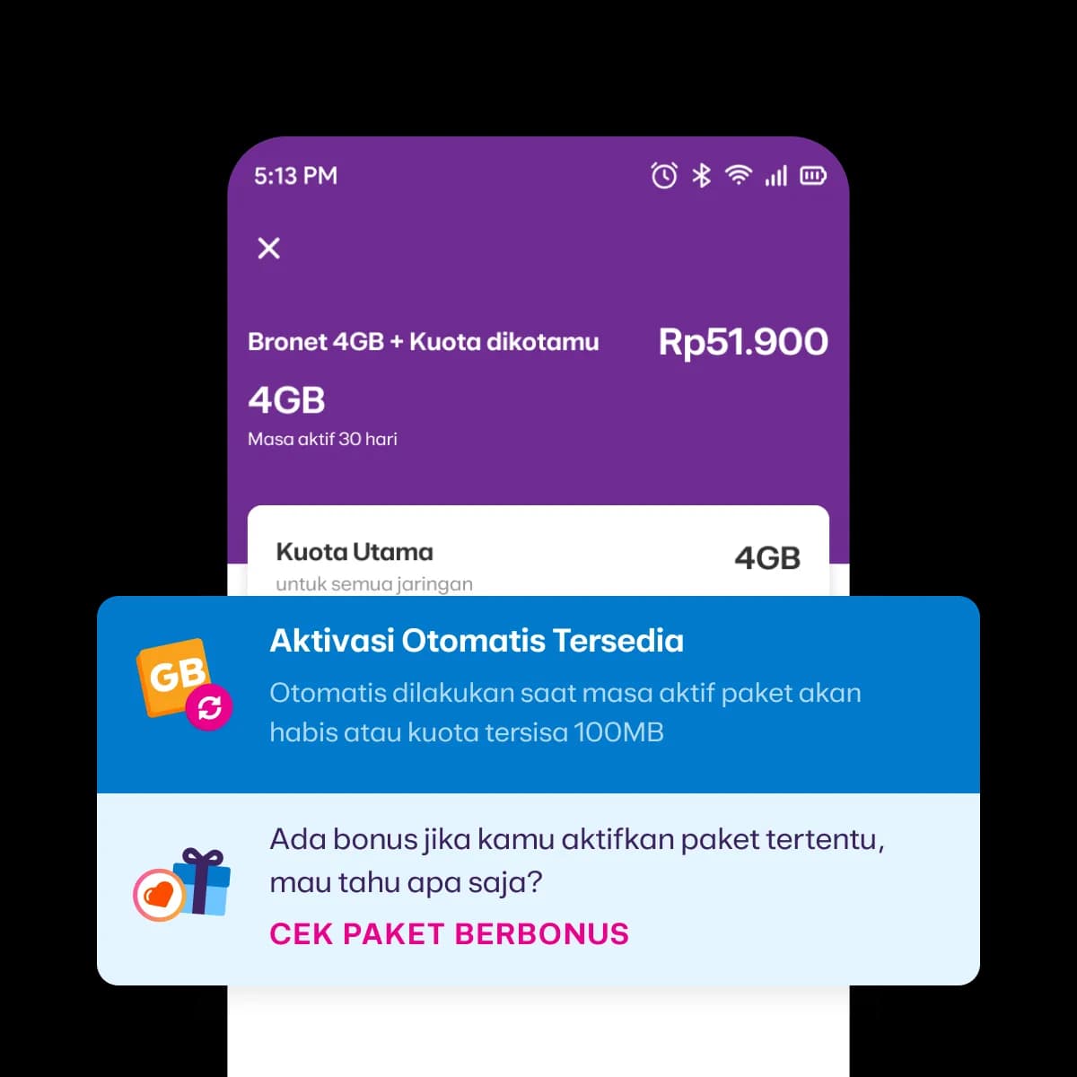 AXIS Aktivasi Otomatis image gambar